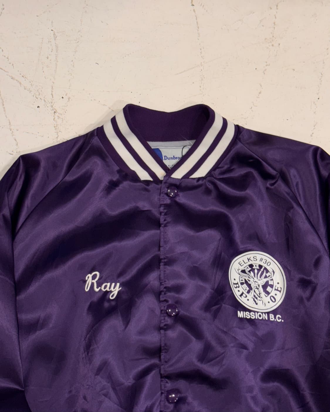 Donbrooke 80s USA 퍼플 바시티 자켓 상품이미지2