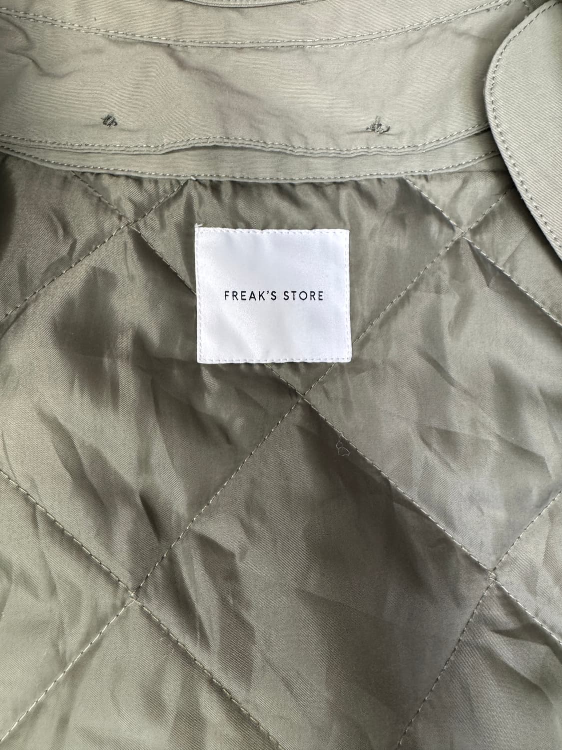 프릭스스토어 3way 스텐컬러 발마칸 코트 세이지 L 상품이미지2