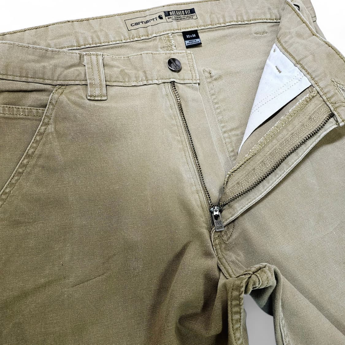 [32X36][칼하트] 러기드 플렉스®릴렉스핏 캔버스 워크 팬츠 상품이미지4
