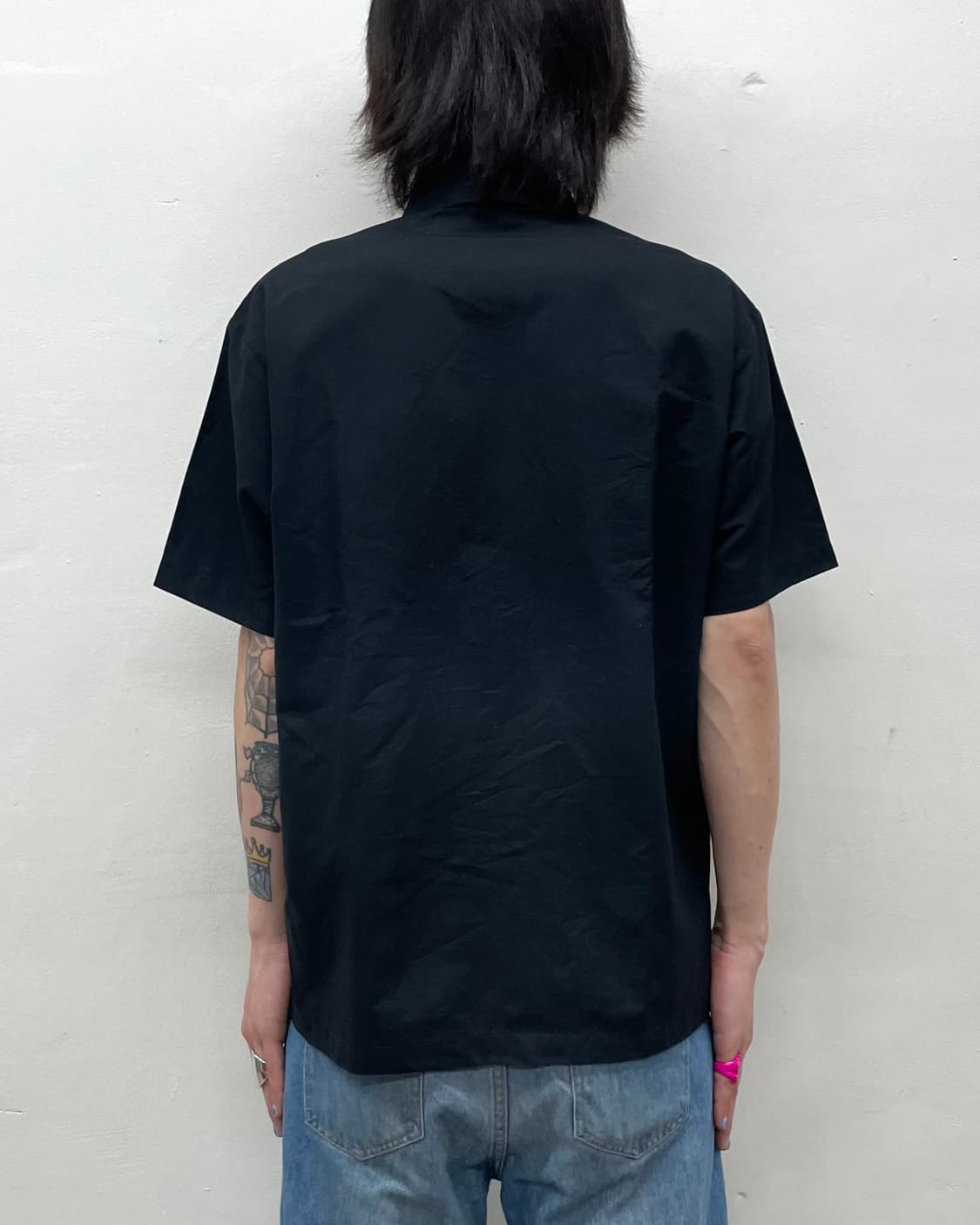 Orange Cross Zip-Up T-Shirt 상품이미지2