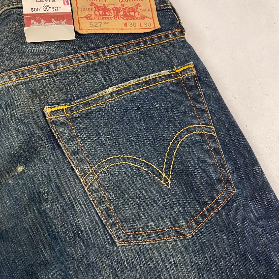 리바이스 527 워싱 부츠컷 플레어 진 (30) 상품이미지7