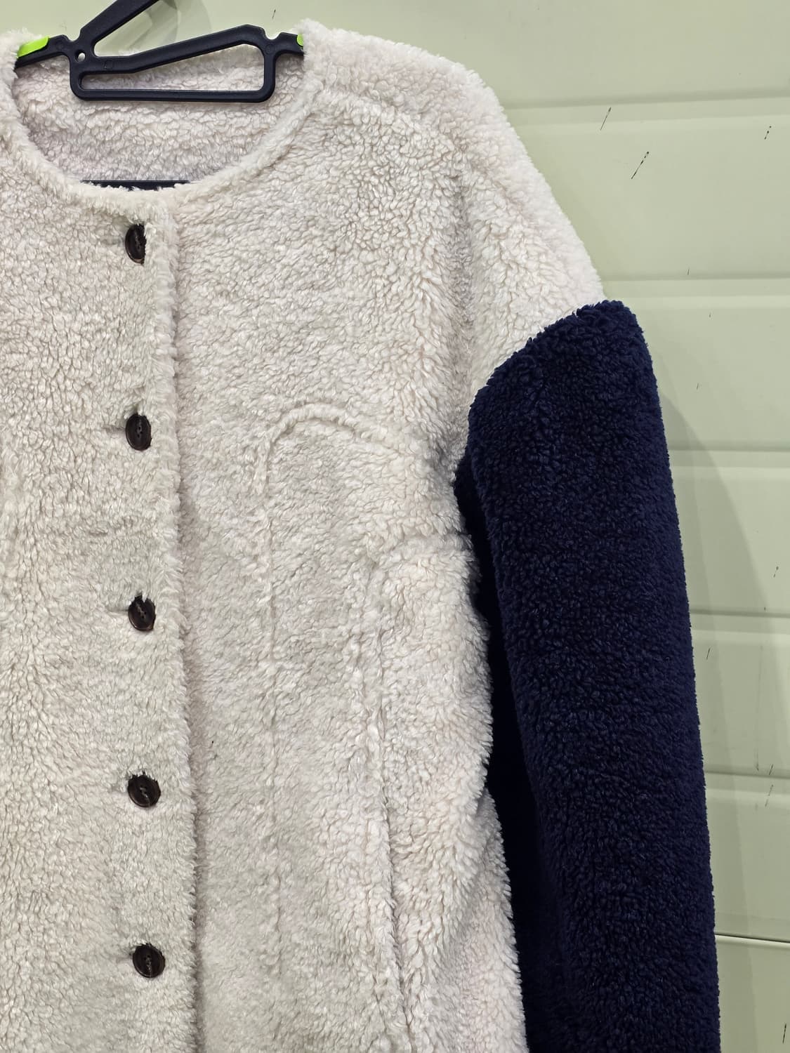 양털 플리스 자켓 아이보리 상품이미지4