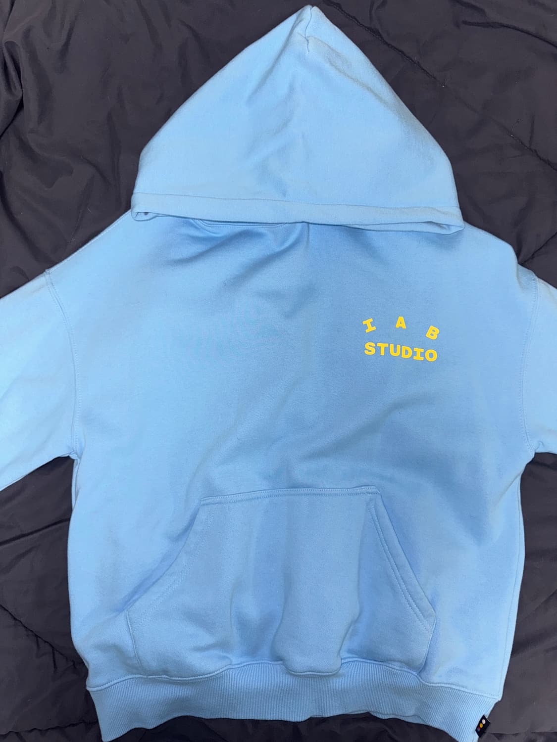 아이앱 스튜디오 후드 M 스카이블루 레몬 컬러 상품이미지1