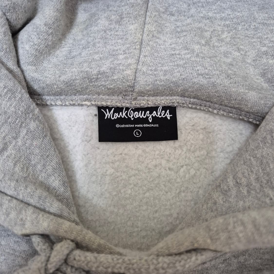 마크곤잘레스 왓잇이즌 오리지널 빅레터링 기모 후드티 상품이미지6