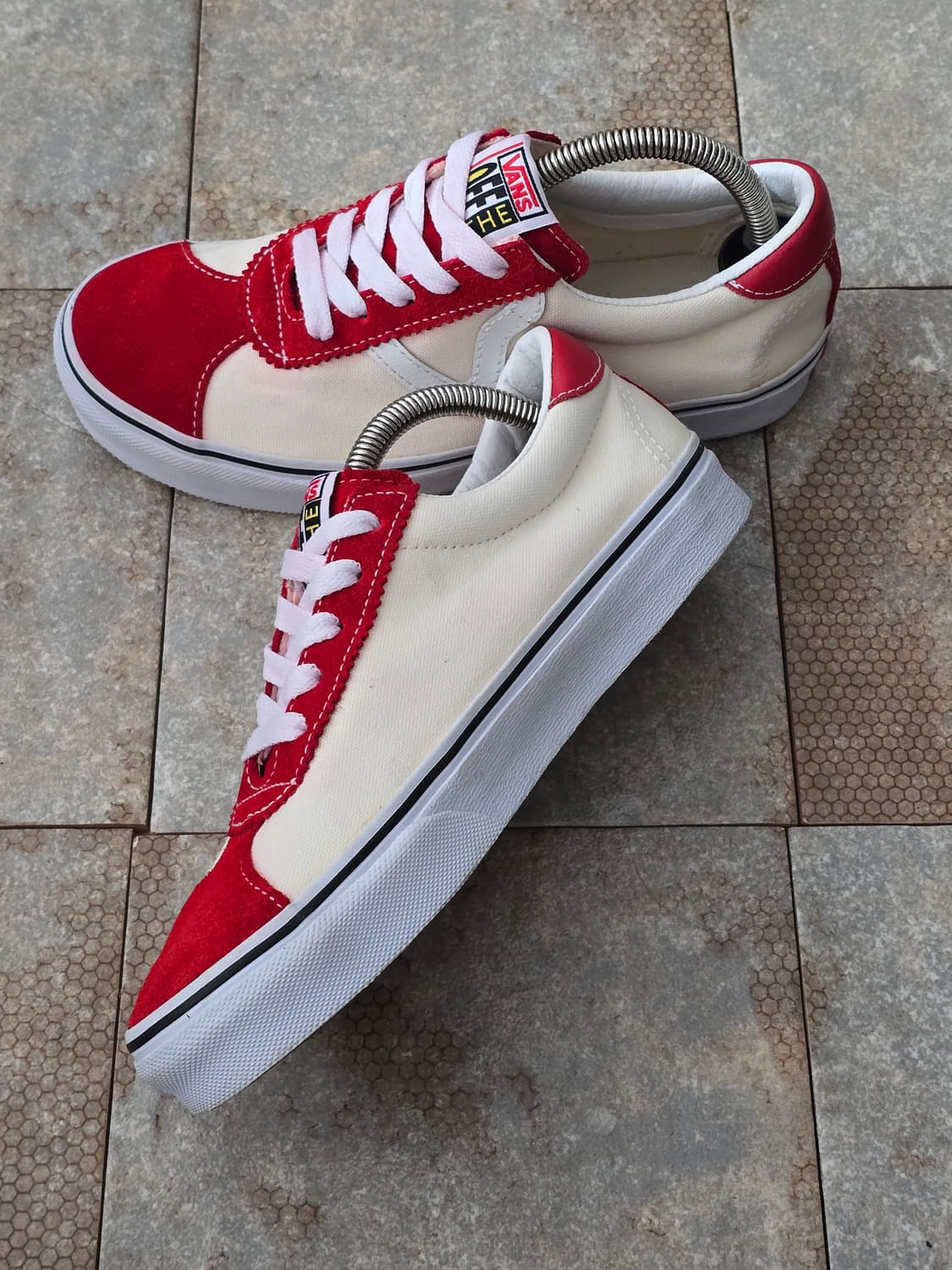 (240)반스 스포츠 레이싱 레드 크림  상품이미지5