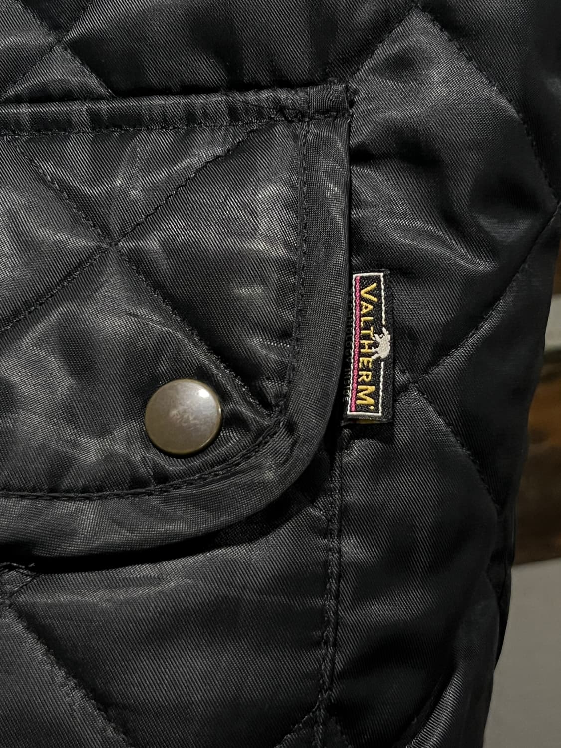 [S]90's Belstaff 벨스타프 블랙 퀼팅 모터사이클 베스트 상품이미지4