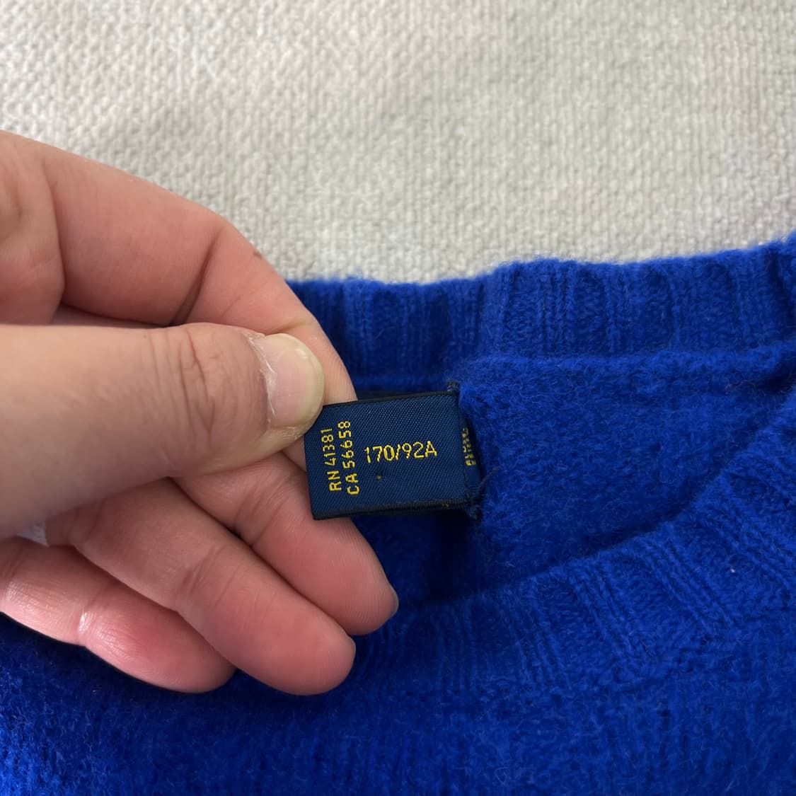 W 95 폴로랄프로렌 울 꽈배기 니트 상품이미지4