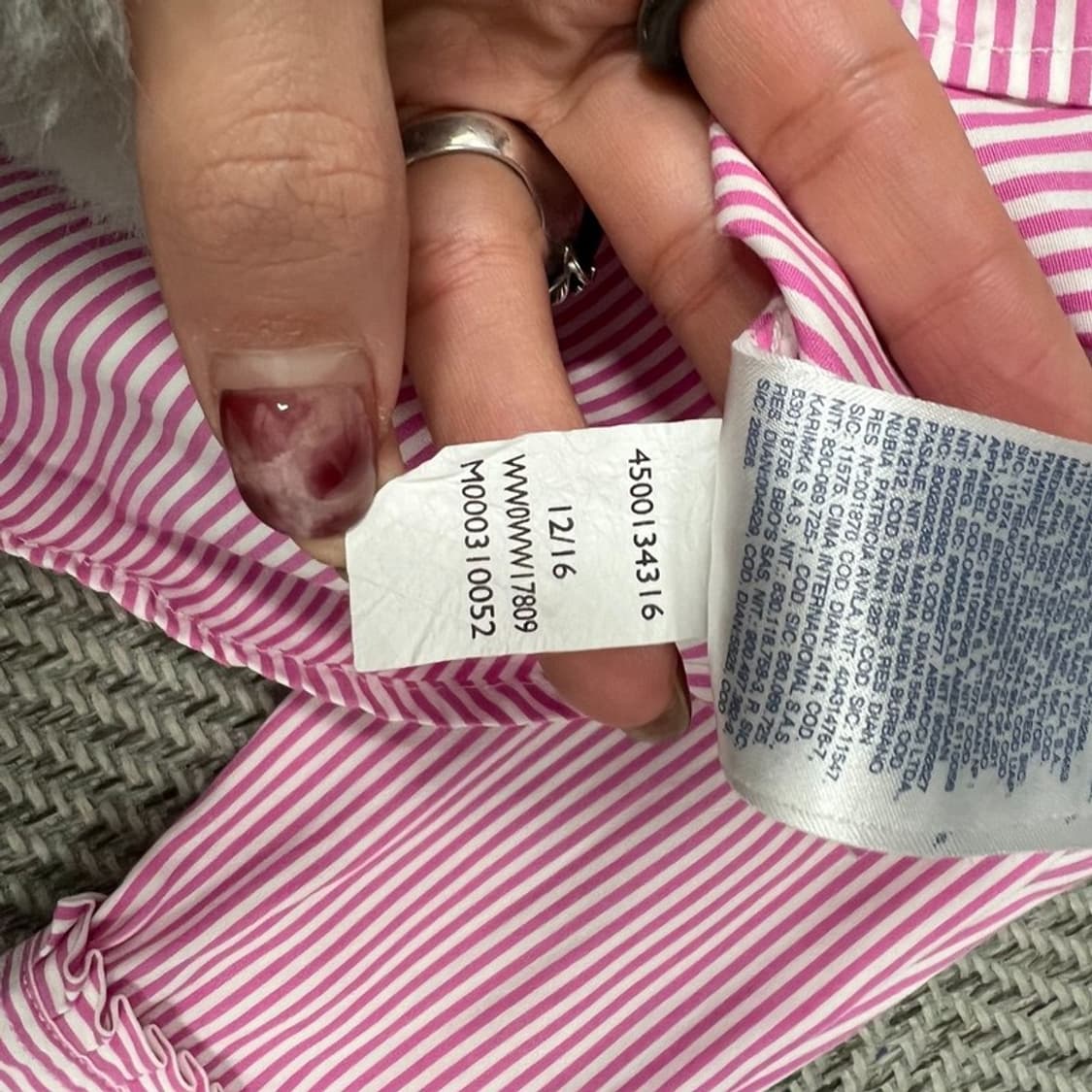 타미힐피거 레이스업 스트라이프 셔츠 v0678 상품이미지9