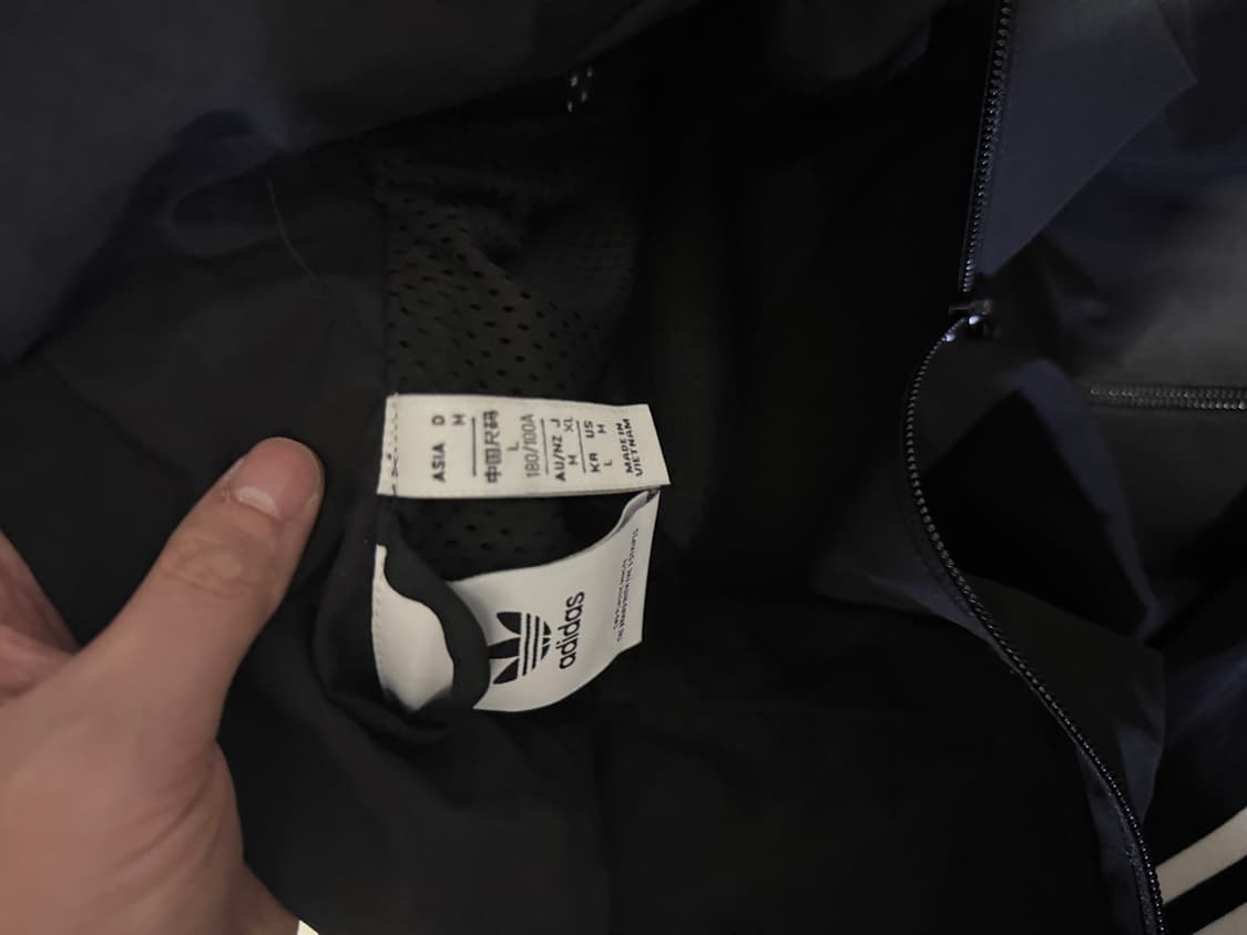 L사이즈 아디다스 락업 트레포일 트랙탑 블랙 상품이미지2