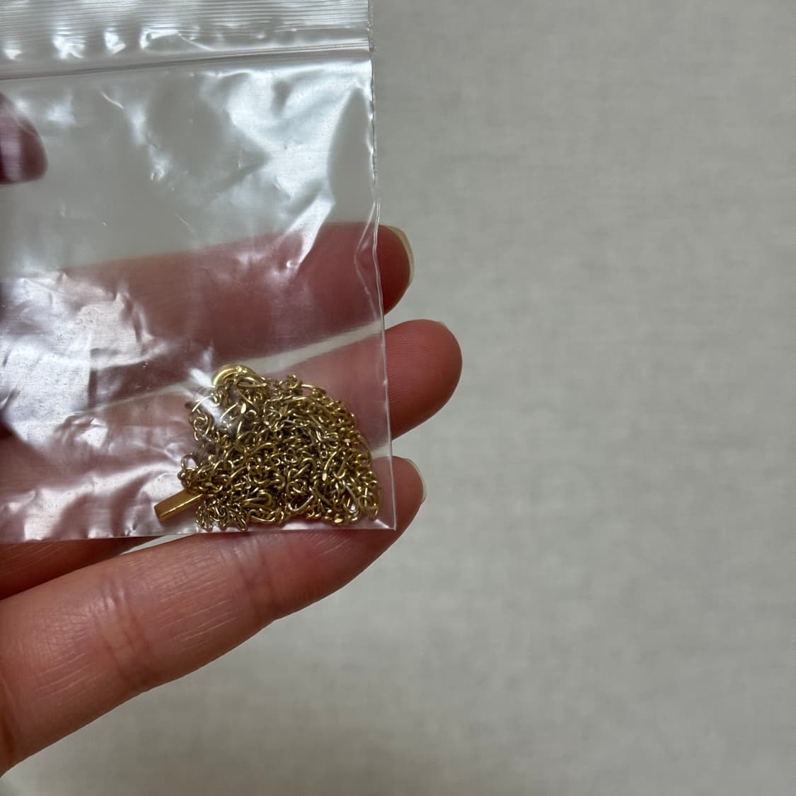 오델리프레 트위드 목걸이 금도금 925실버 상품이미지6