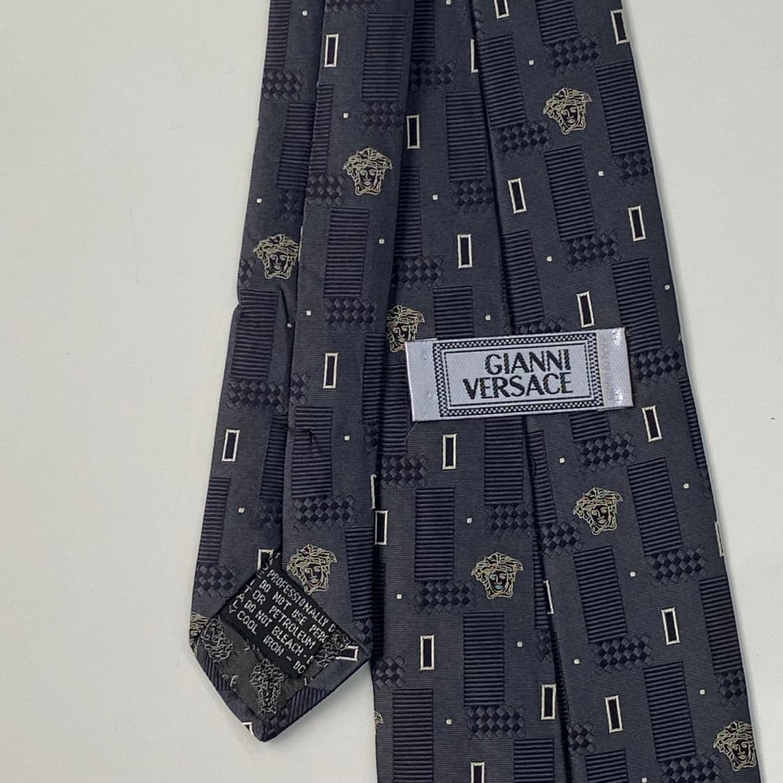 Versace 베르사체 정품 명품 모노그램 넥타이 상품이미지5