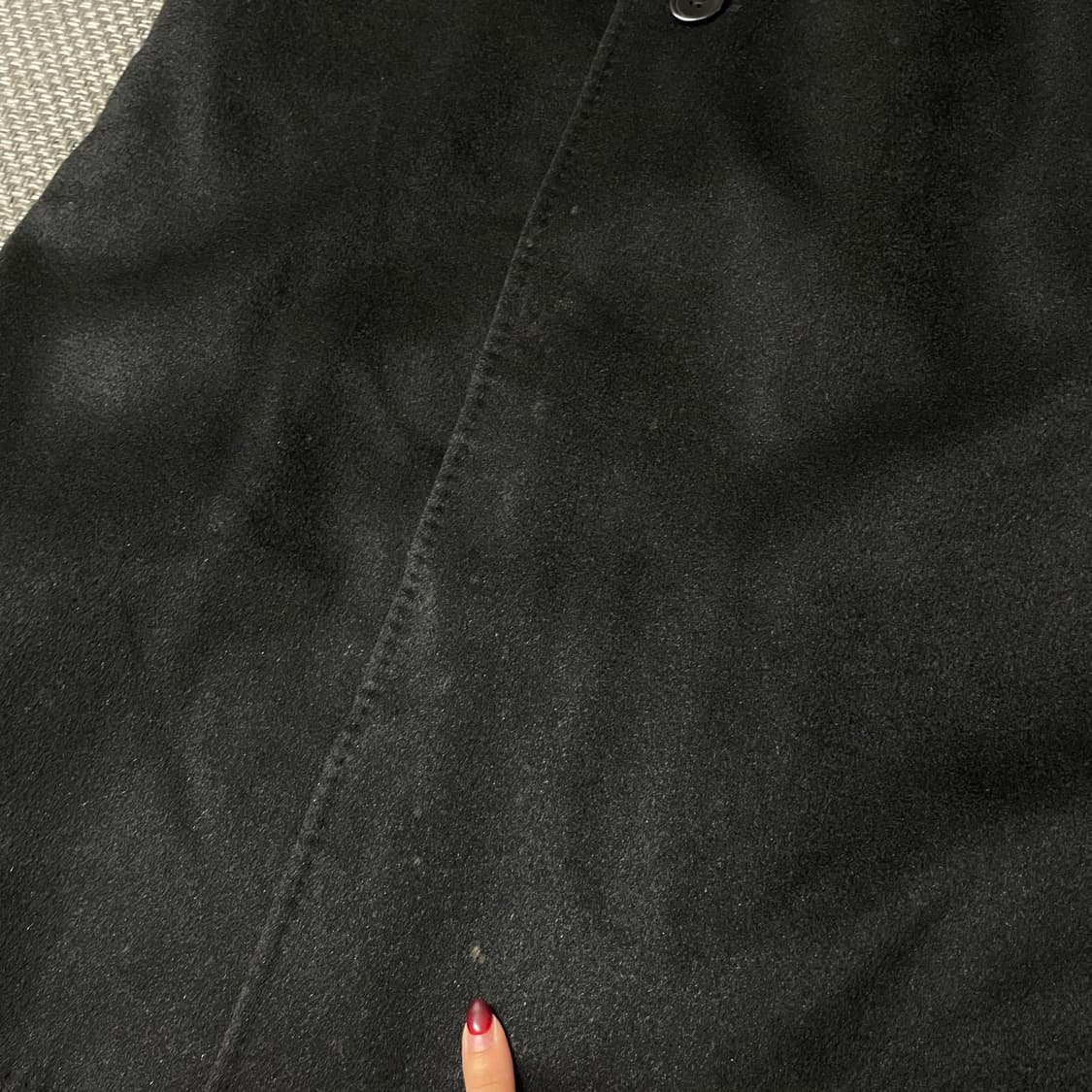 캠브리지멤버스 블랙 울 캐시미어 100 더블버튼 롱 코트 68 상품이미지5