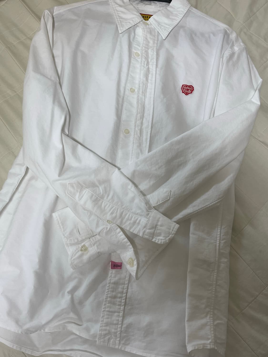 [M] 휴먼메이드 옥스포드 BD셔츠 화이트 상품이미지1