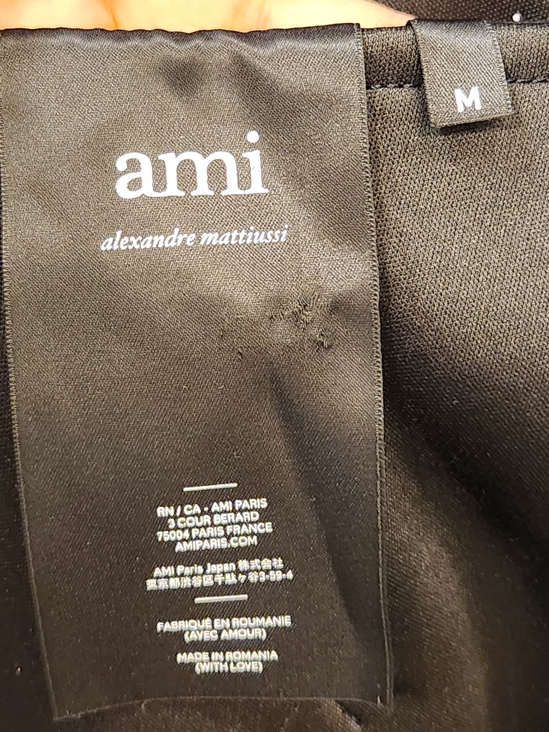 AMI 체크 코트 상품이미지8