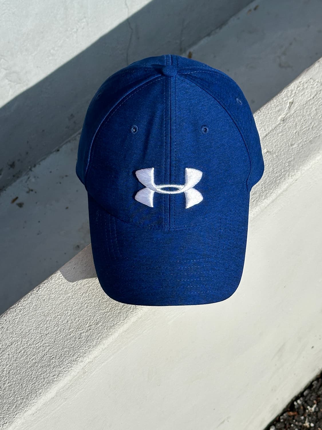 [M] 언더아머 로고 블루 볼캡 모자 상품이미지1