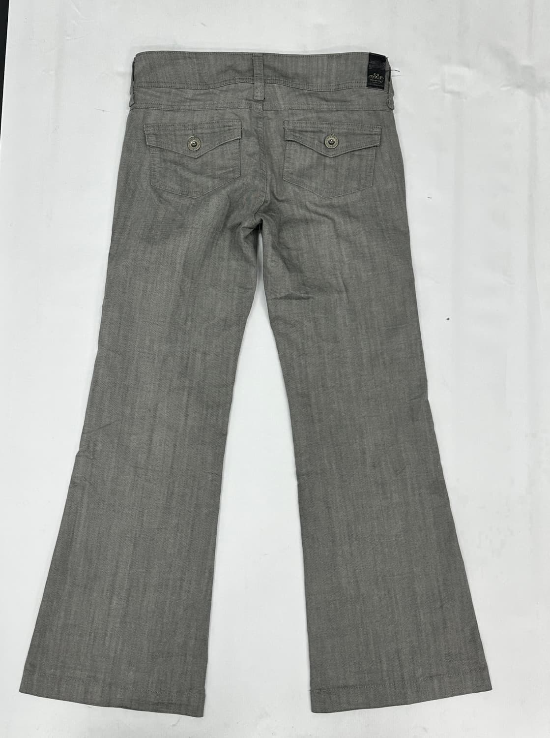 ⭐️로우라이즈 그레이 부츠컷 펑크 팬츠⭐️ y2k 일본 빈티지 보헤미안 상품이미지3