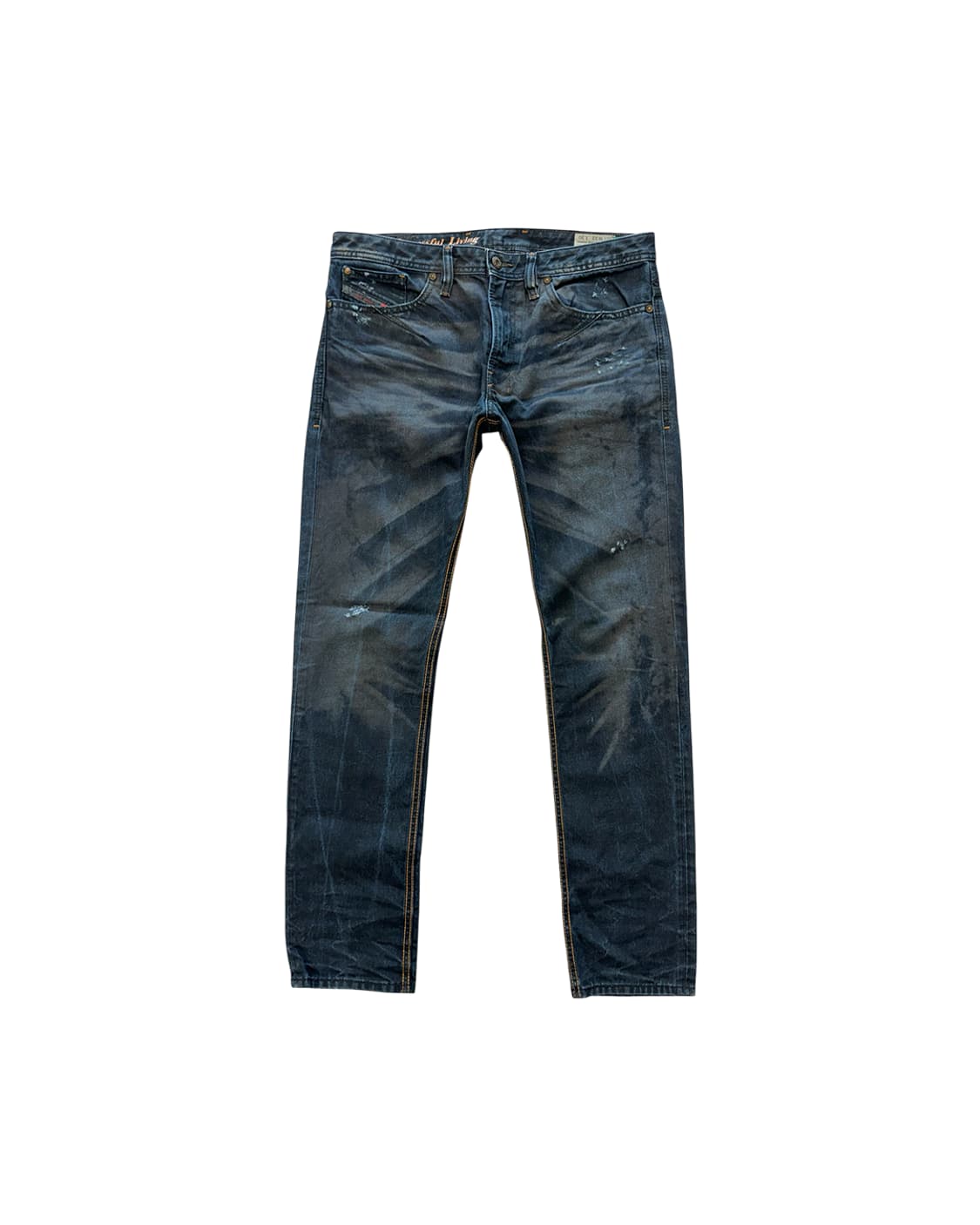 디젤 슬림 스키니 워시드 데님 진 상품이미지4