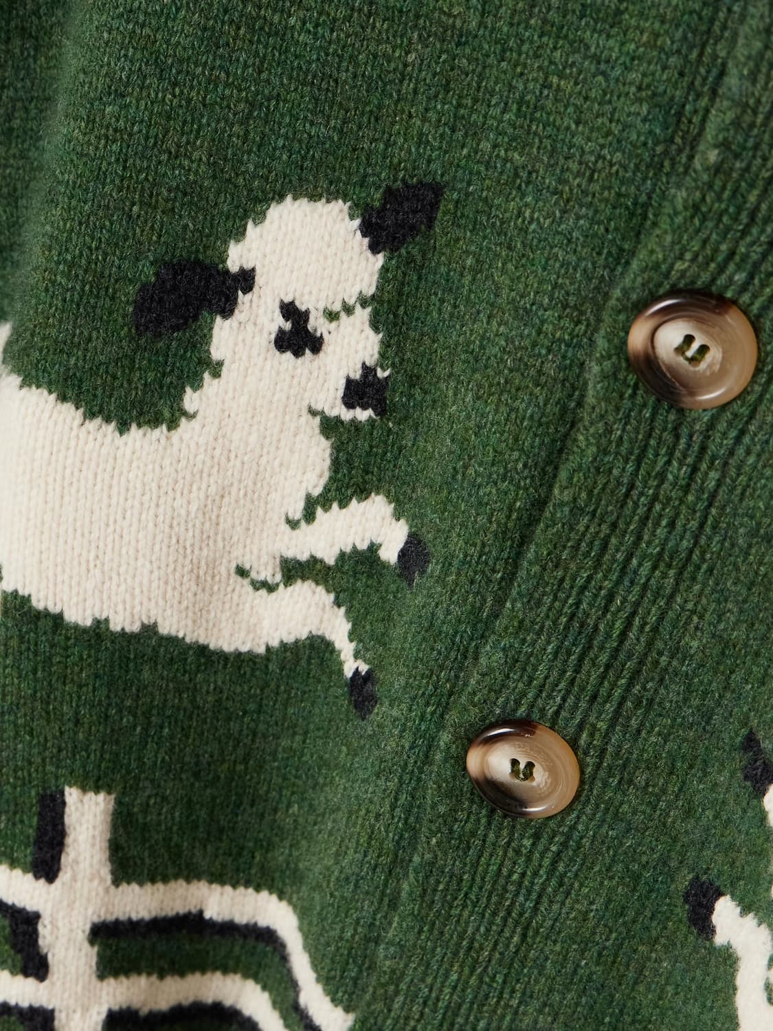 [S,M]S.S 달리 Cyril' Lamb Motif 가디건/그린 상품이미지7