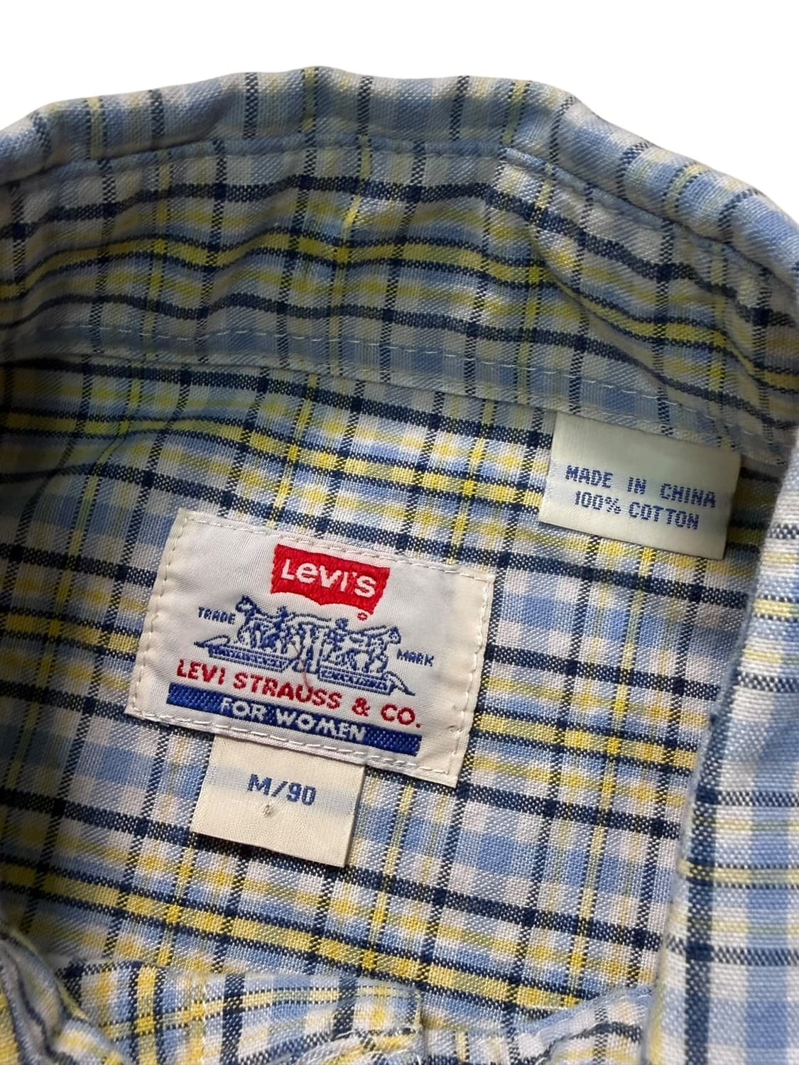 Levi's 리바이스 체크 반팔 셔츠 상품이미지4