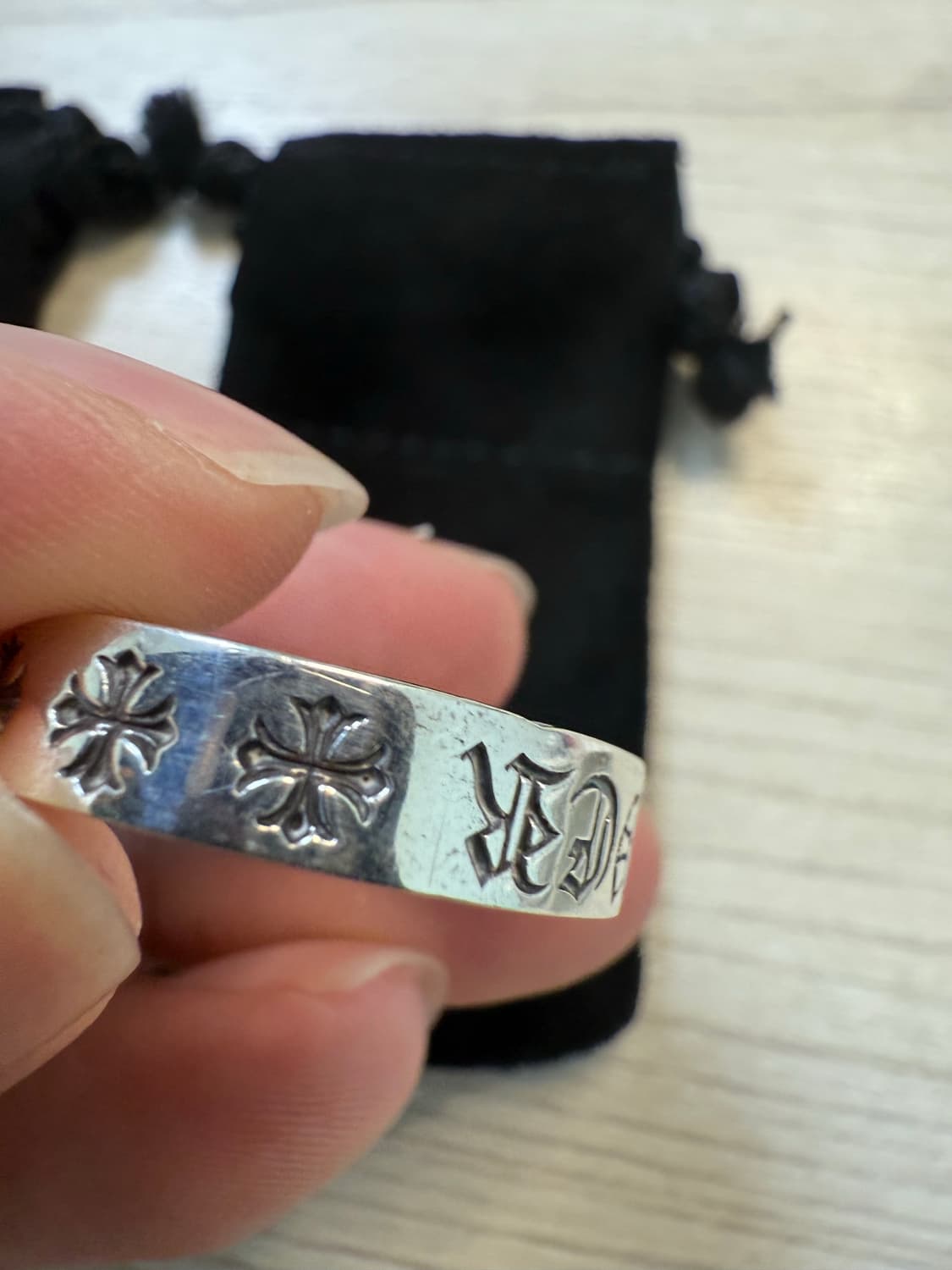 크롬하츠 3mm 퍽유링, 포에버링 us9 신본 상품이미지4