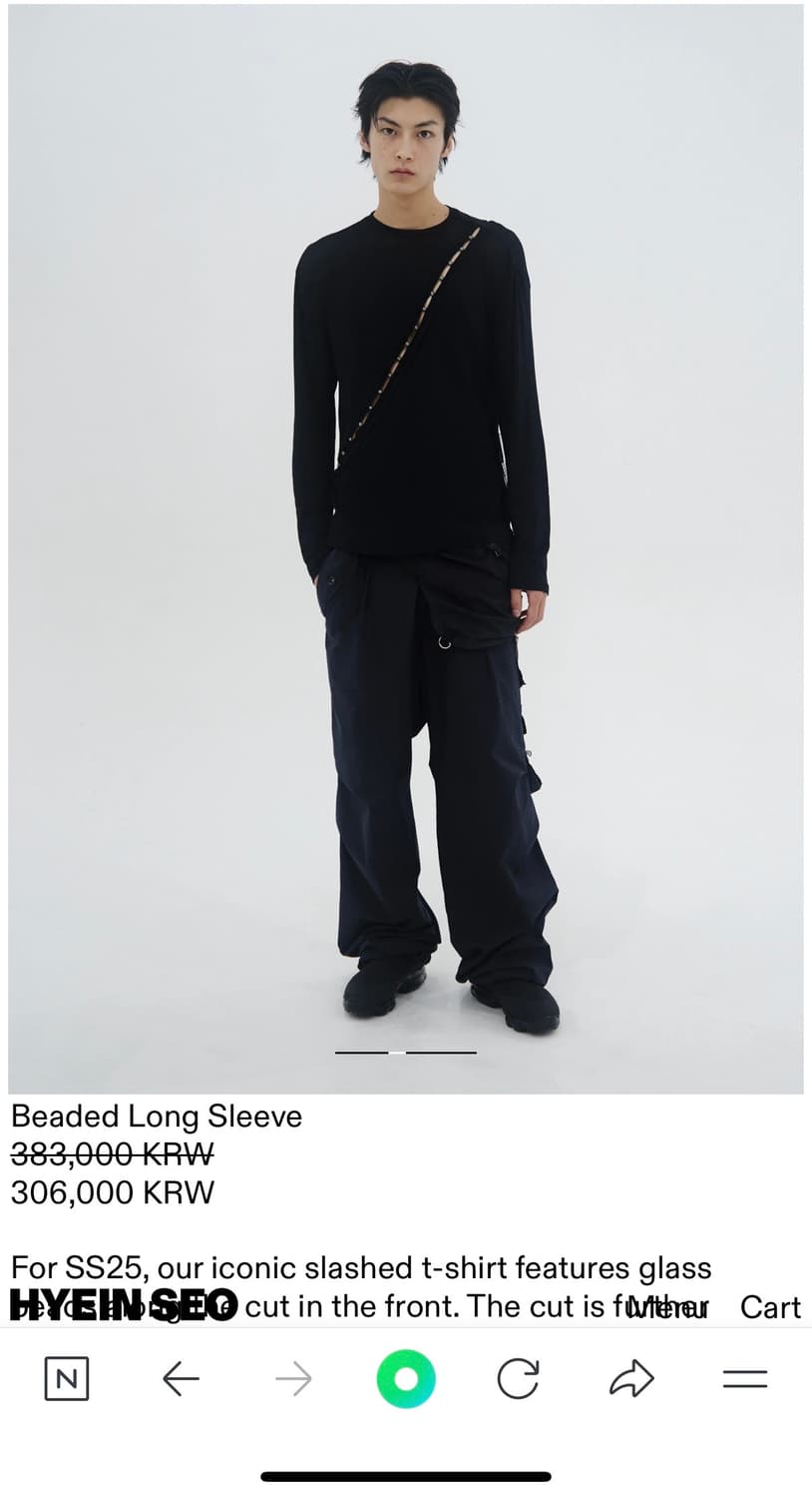 구매1/2)혜인서 beaded long sleeve 상품이미지1