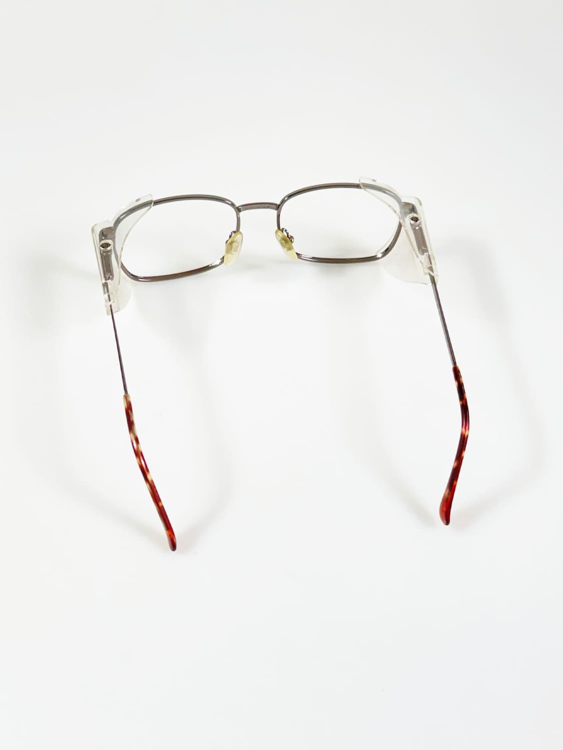 90s 유로피안 건메탈 슬림 스퀘어 쉴드 빈티지 안경 상품이미지5