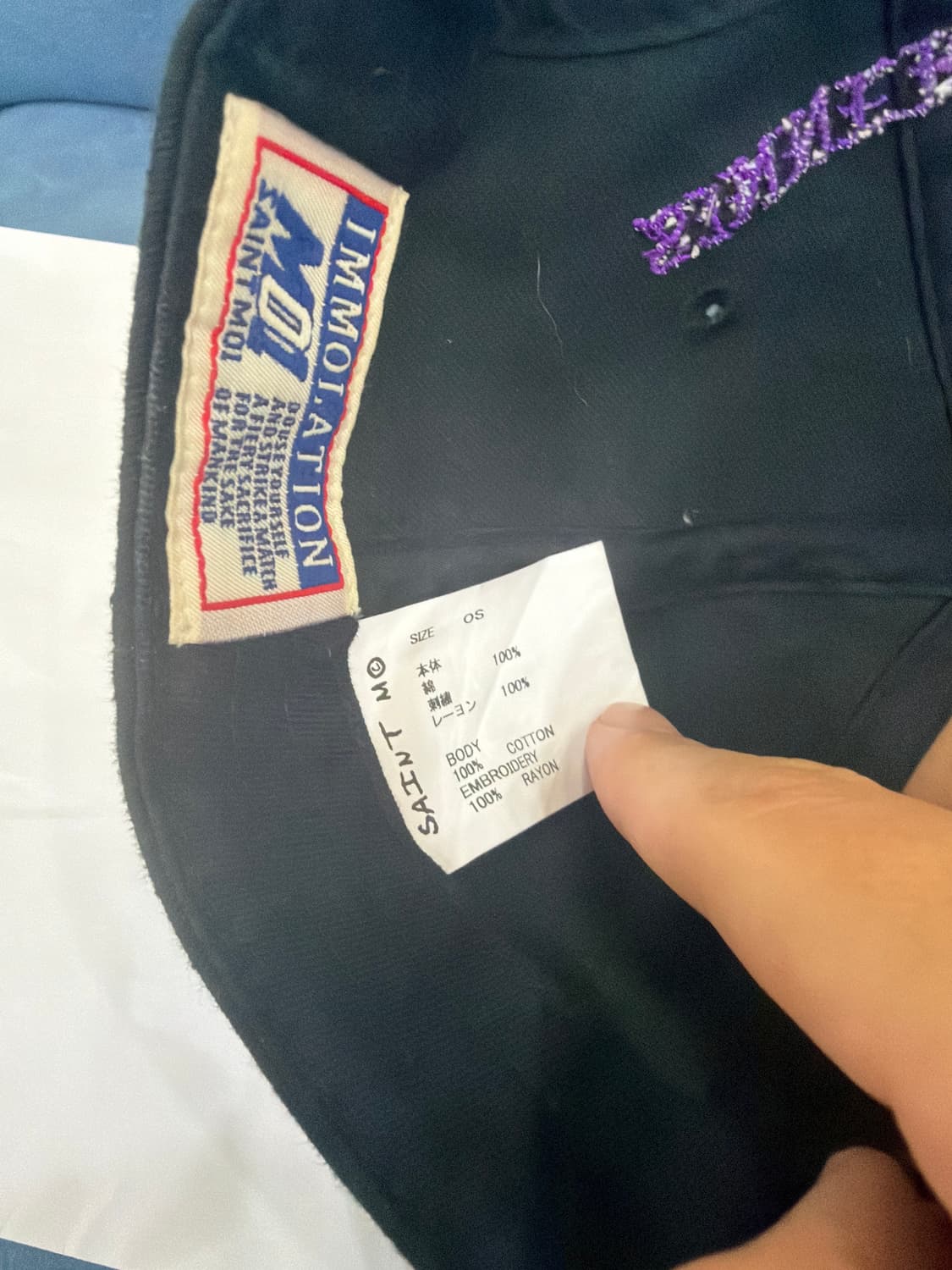 세인트미카엘 25aw 시너샤인 캡 상품이미지2