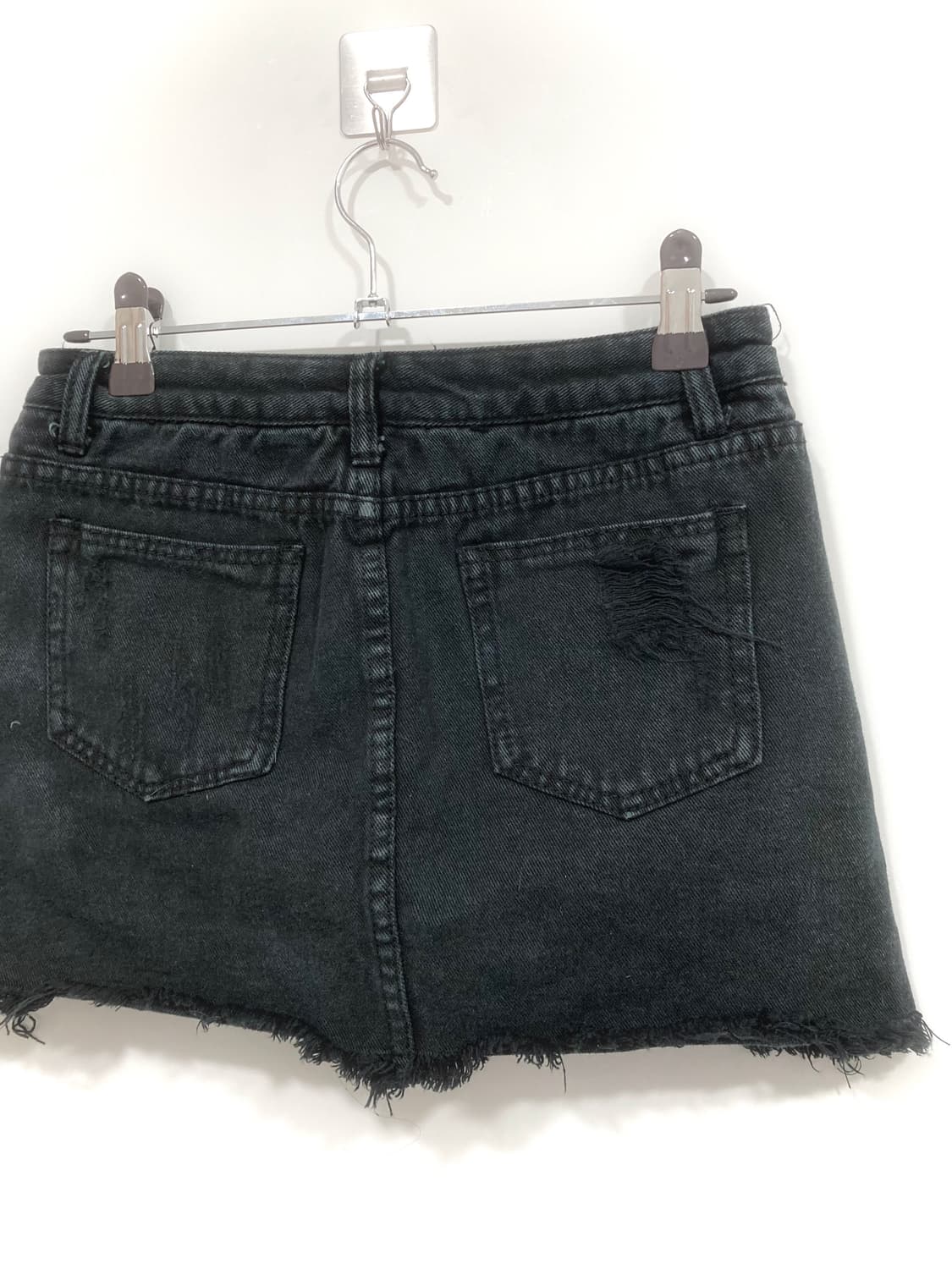 Black damage short skirt 상품이미지5