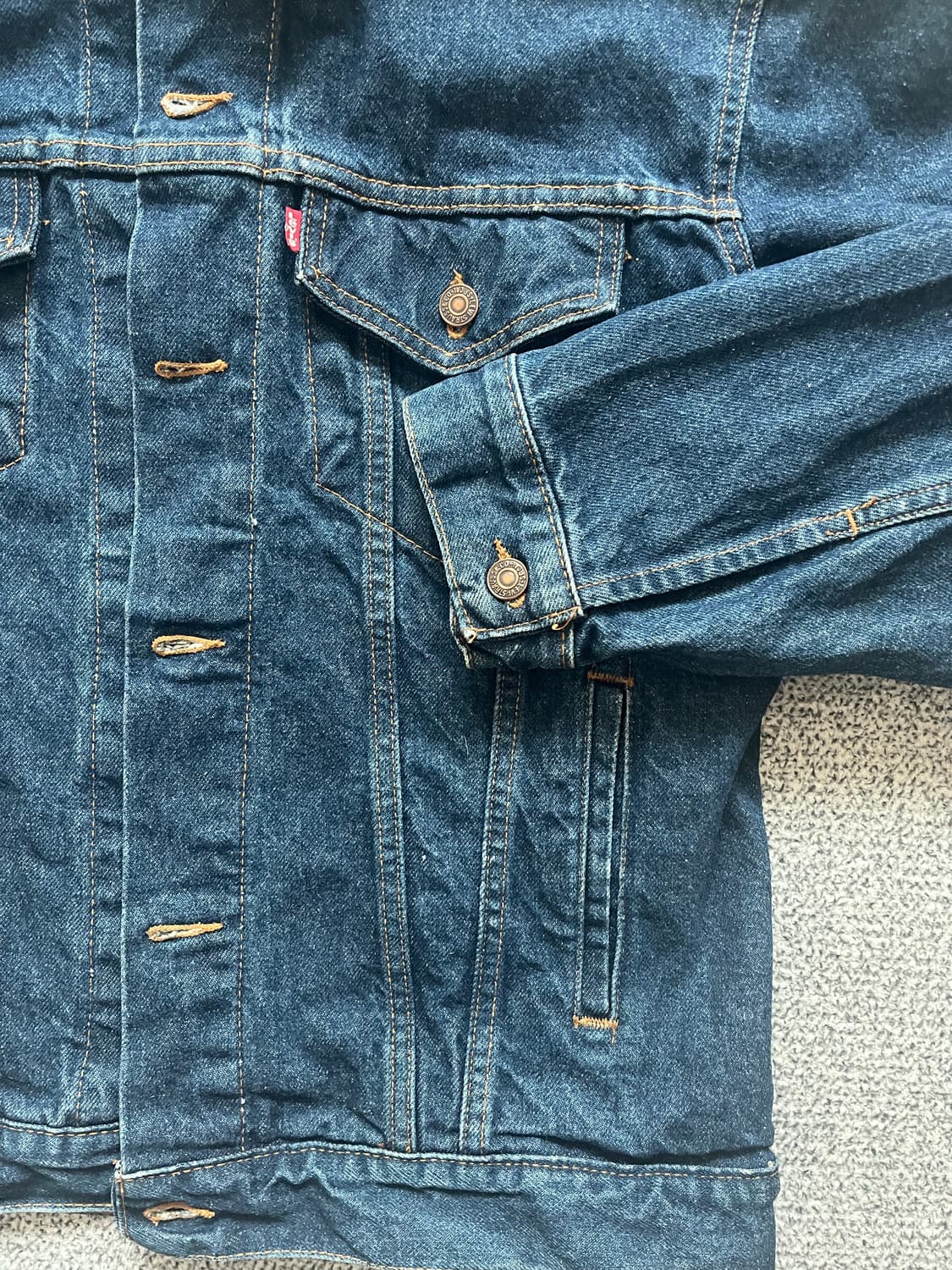 1993 USA 리바이스 71506-0216 데님 자켓 42 상품이미지6