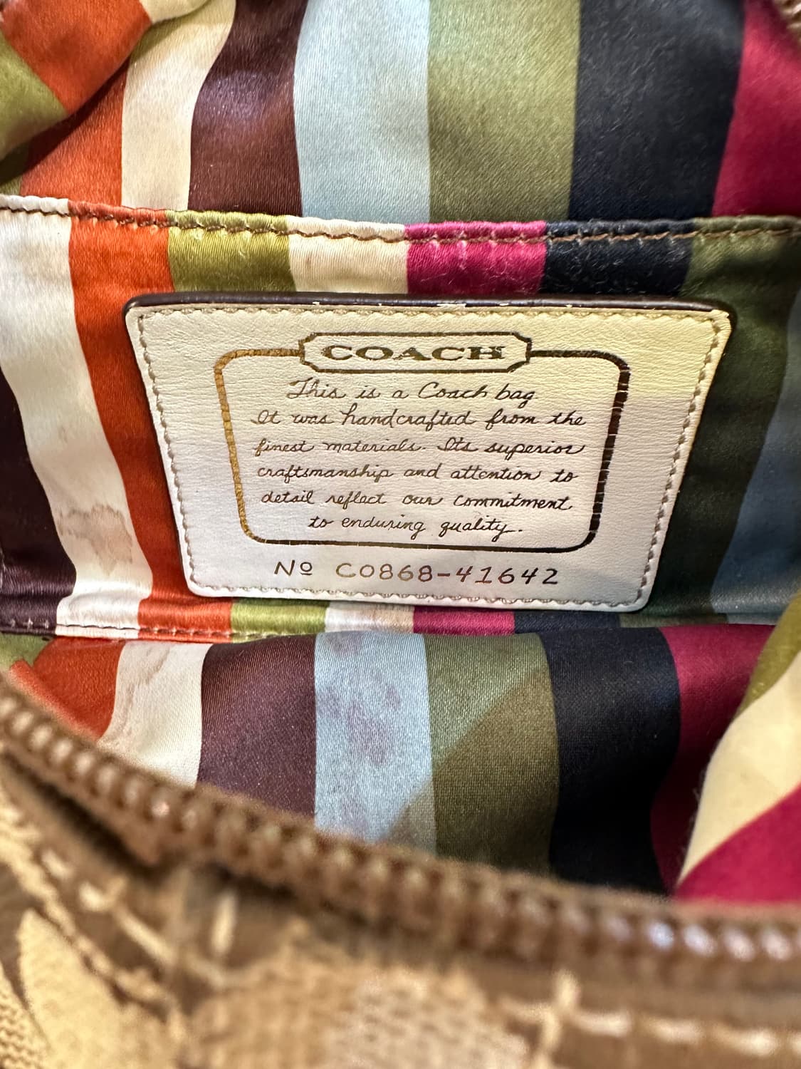 COACH 코치 핑크리본 미니 토트백 상품이미지5