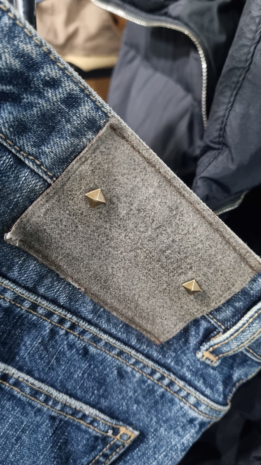 시스템(system) 셀비지 워싱청바지 32size 상태7/10 상품이미지4