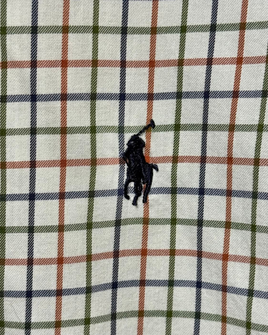 폴로 랄프포렌 아이보리 바둑판 체크 셔츠 M 95 커스텀핏 3컬러 클래식 상품이미지5