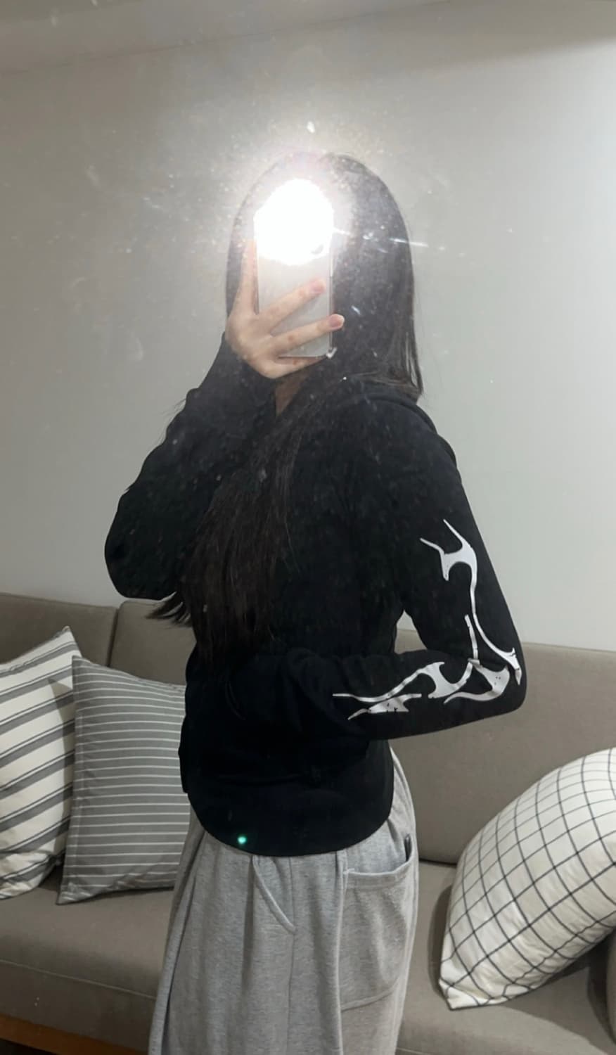 크롬깔 후드집업 상품이미지2