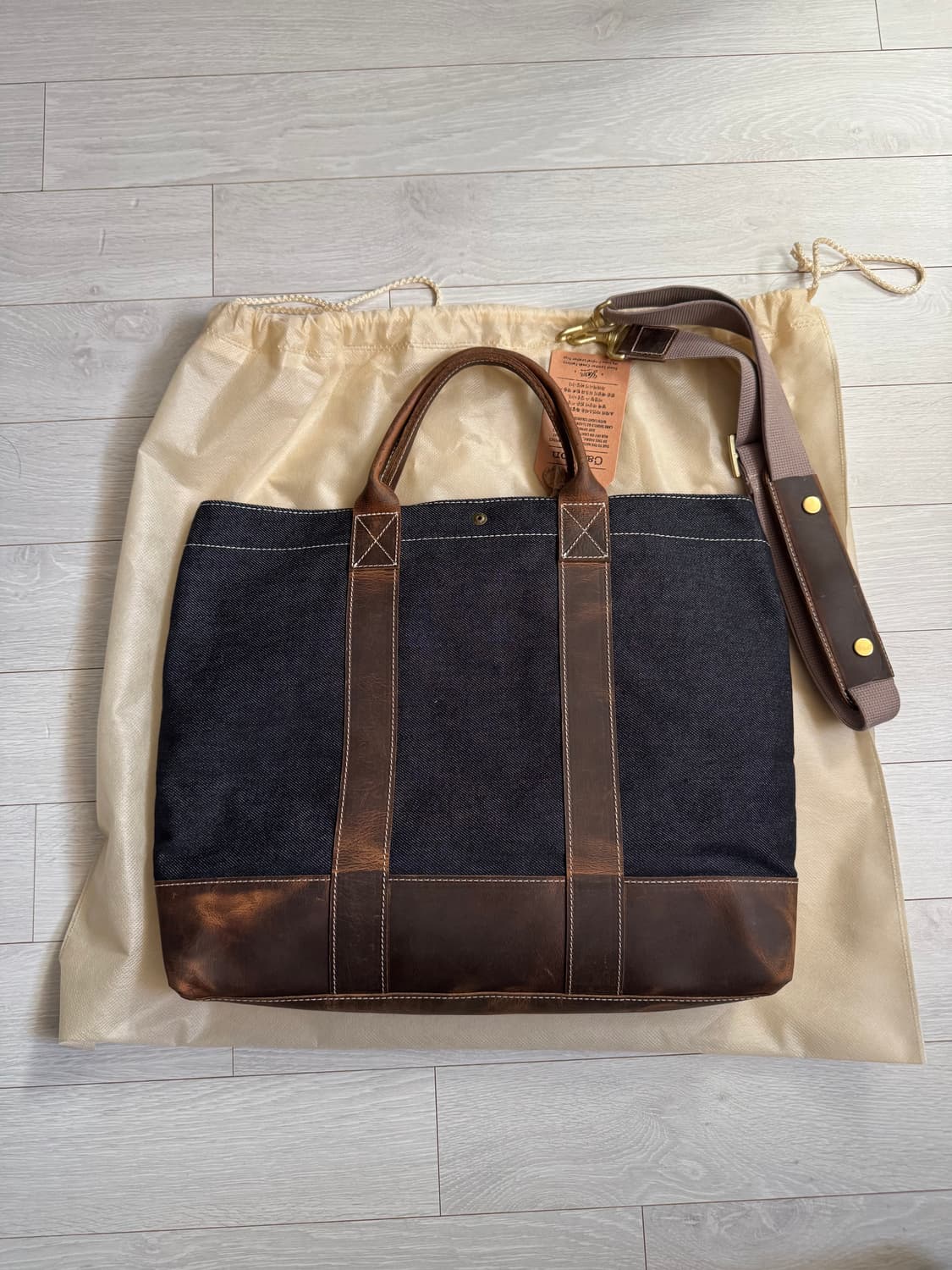 헤비츠 YAWL 데님 토트백 상품이미지2