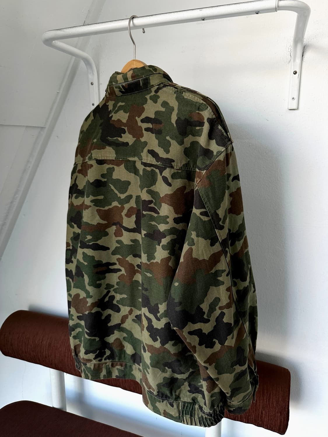 Camo design mild cotton blouson 상품이미지2