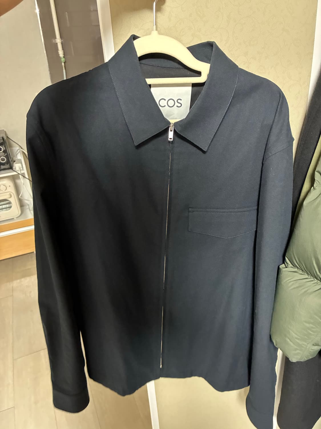 Cos 코스 코튼지퍼 오버셔츠 s 상품이미지2