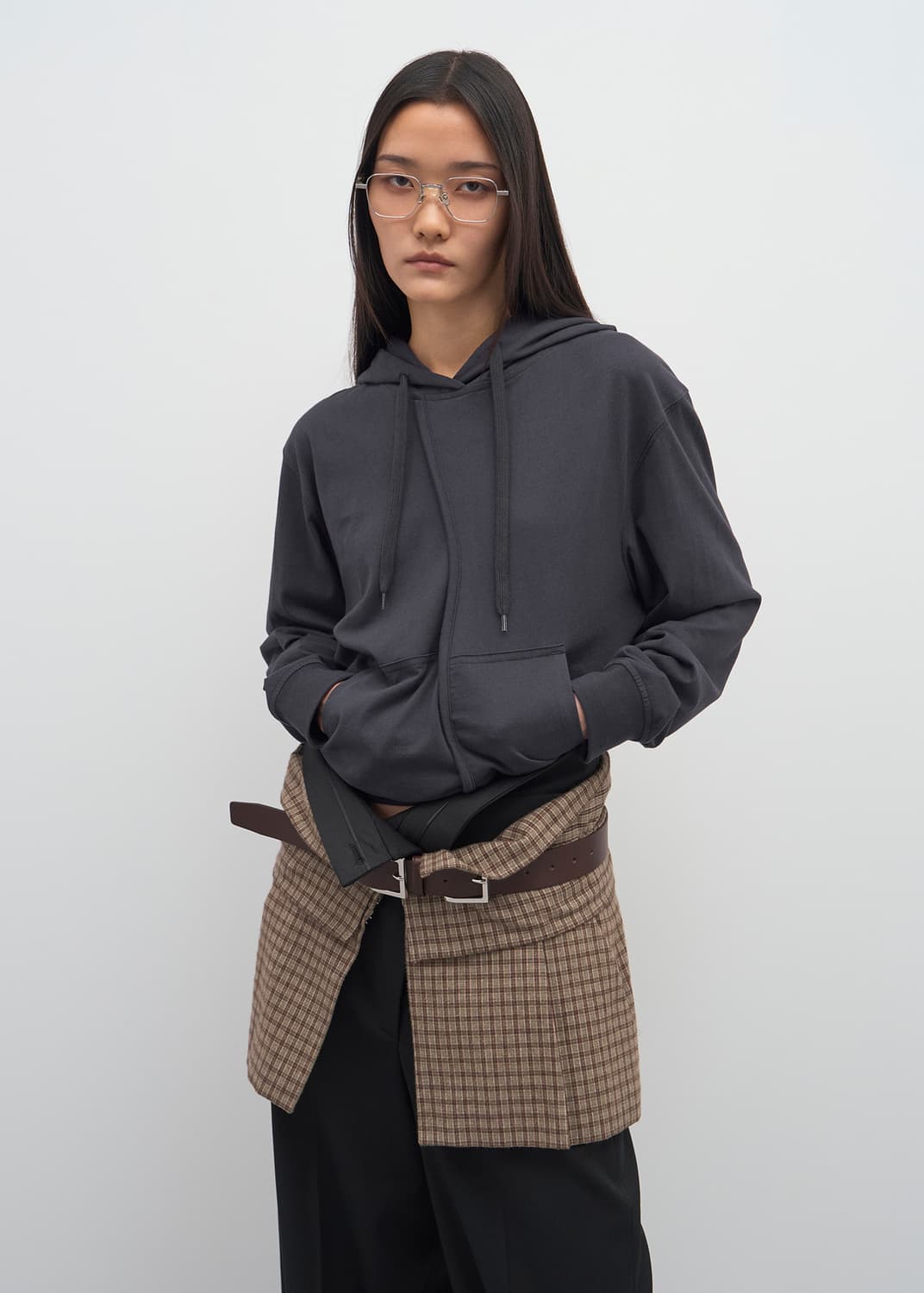 LCDC 심디테일 후드 네이비 S 상품이미지1