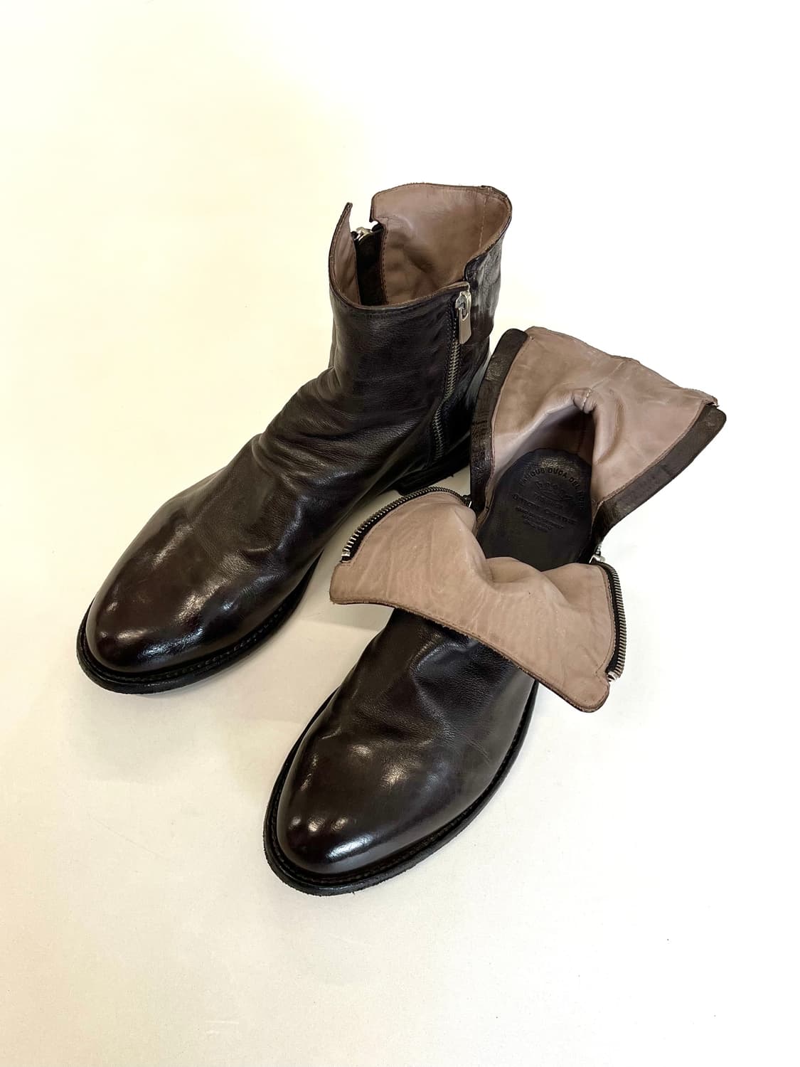 OFFICINE CREATIVE 오피치네 크레아티베 더블 지퍼 부츠 상품이미지4