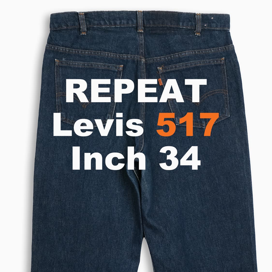 리바이스 517 오렌지탭 진청 90s 34인치 OR51736229 상품이미지1