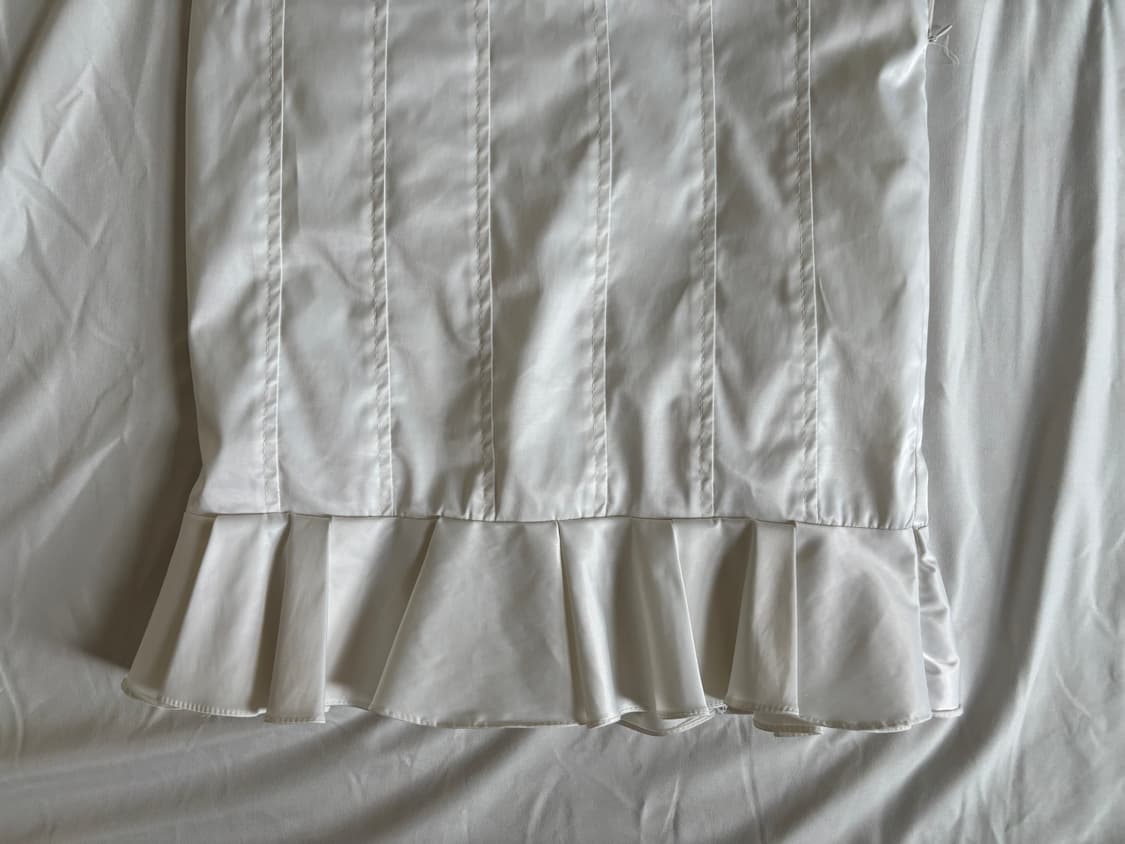 white mermaid midi skirt 상품이미지3