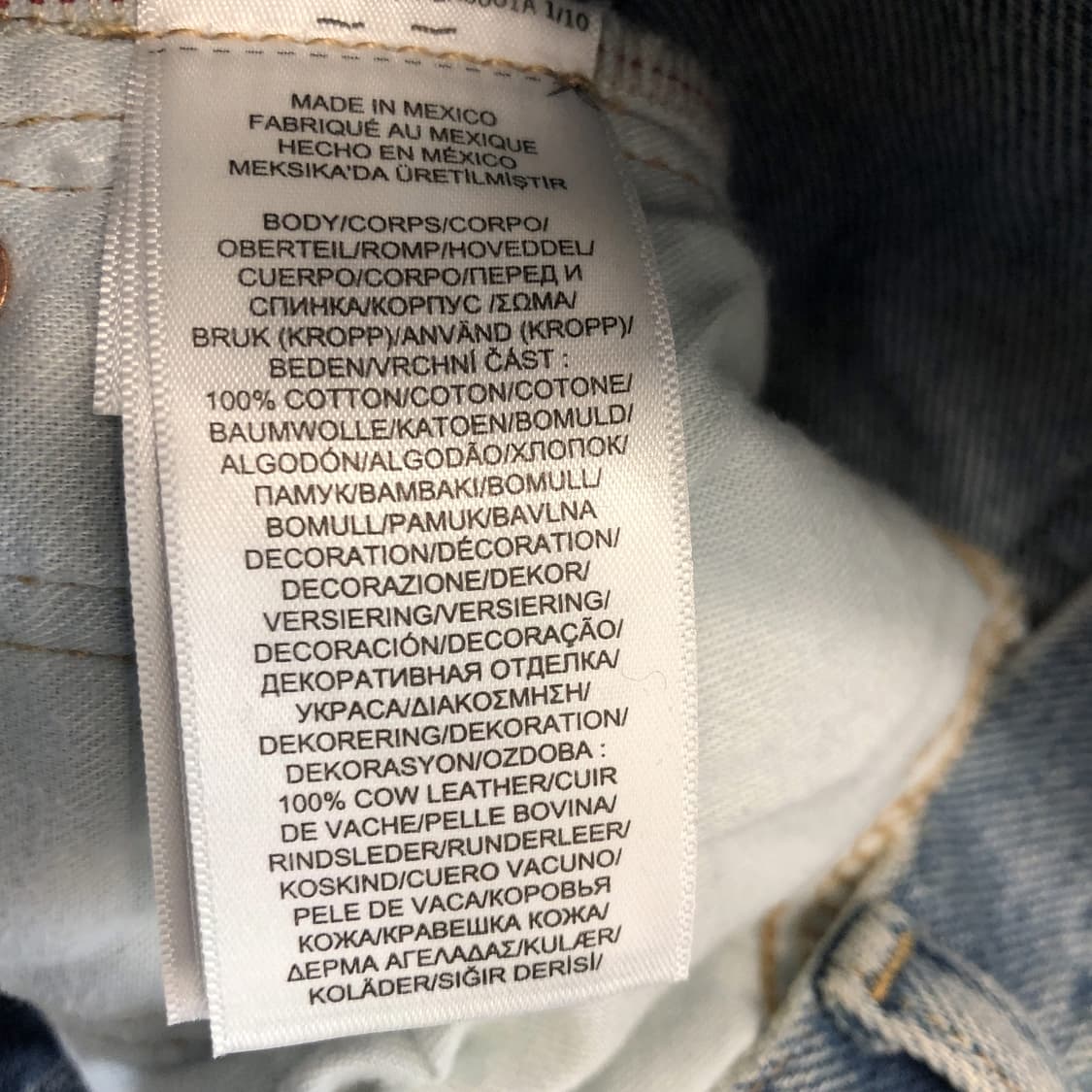 폴로 랄프로렌 상위라인 사이드 데님진 25 인치  상품이미지7