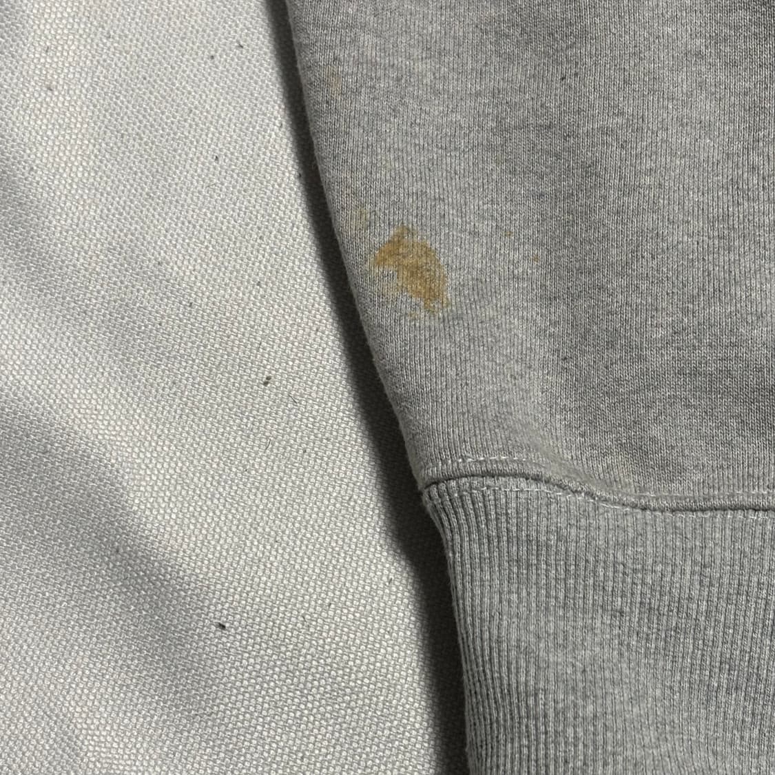 L 스투시 빅로고 그레이 후드티 상품이미지7