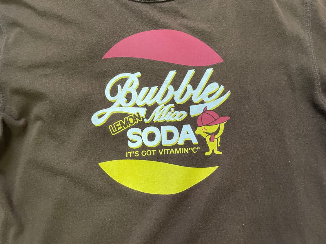 Bubble Lemon Lime Soda 그래픽 링거 반팔 티셔츠 상품이미지3