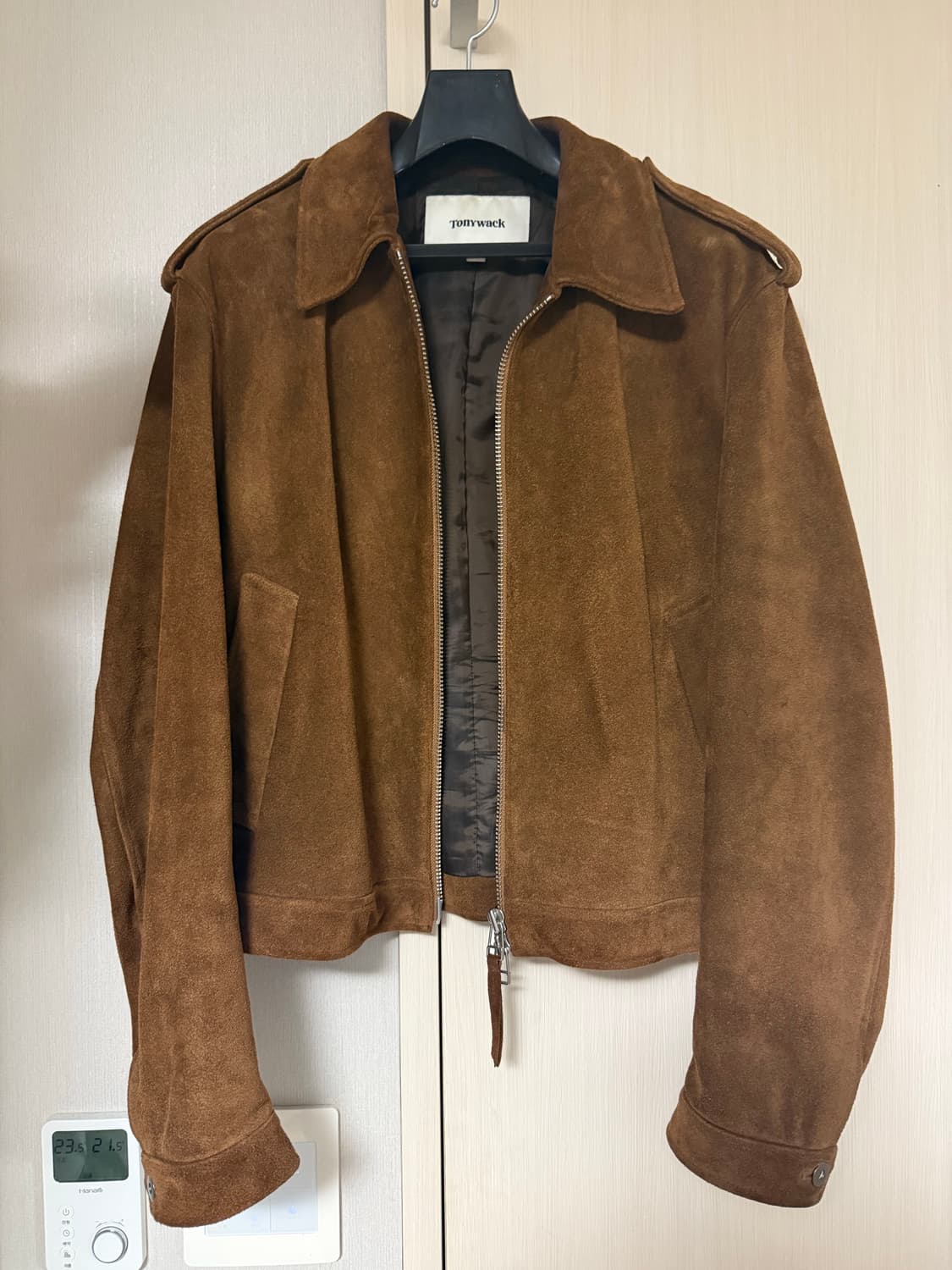 토니웩 견장 스웨이드 자켓 상품이미지1