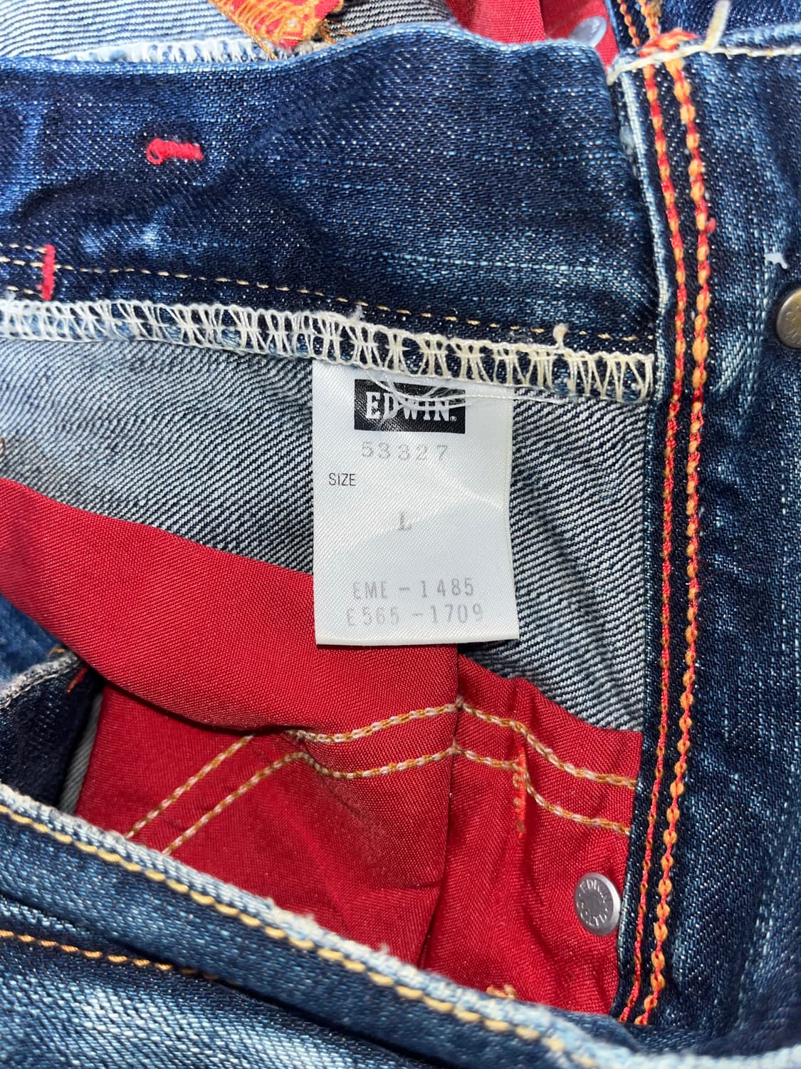 에드윈(Edwin) 루드 제로(Rude Zero) 부츠컷 데님 팬츠 상품이미지6