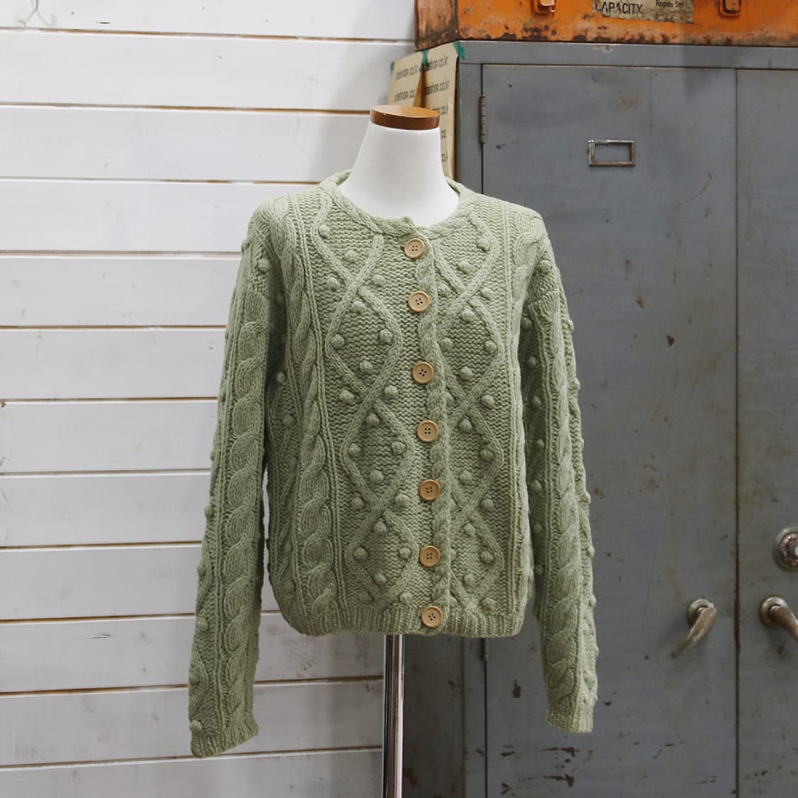 헤비울 라운드 가디건 (여성용 M) 상품이미지1