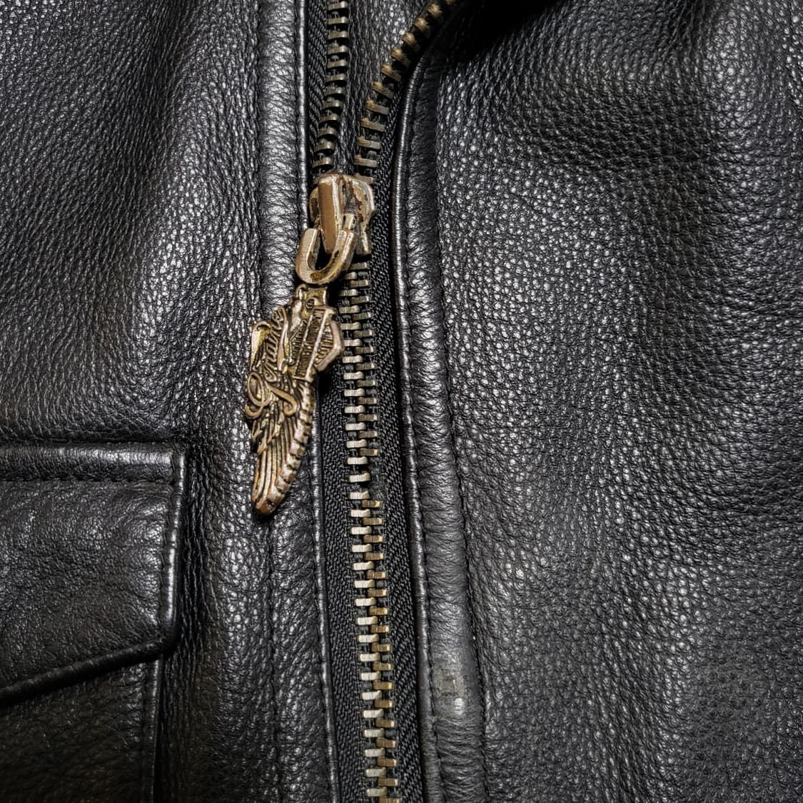 (L) 90s 빈티지 할리데이비슨 가죽자켓 라이더자켓 상품이미지9