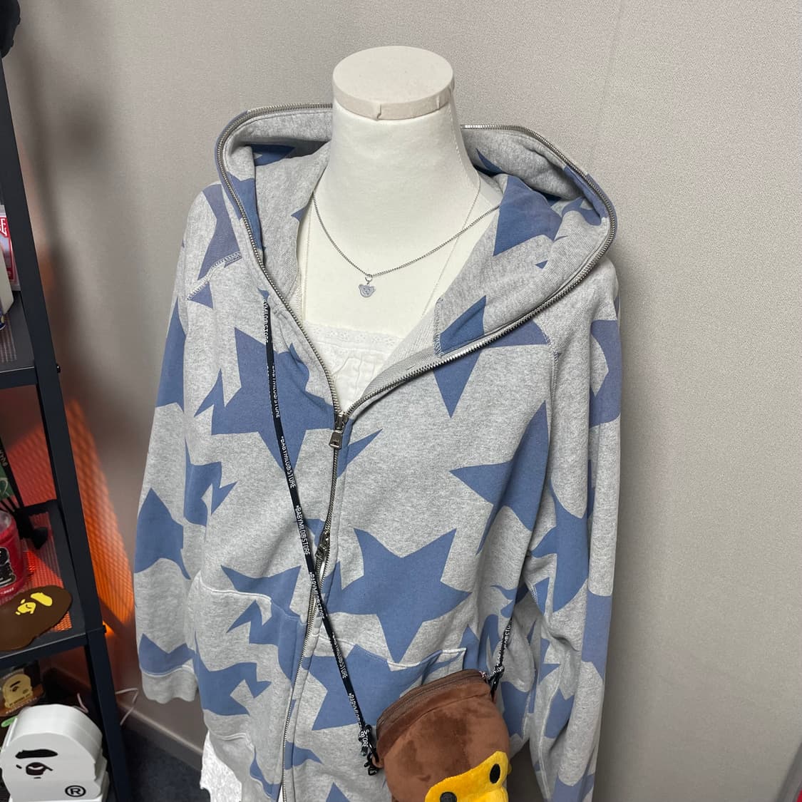 bape 스타 집업 그레이 상품이미지1