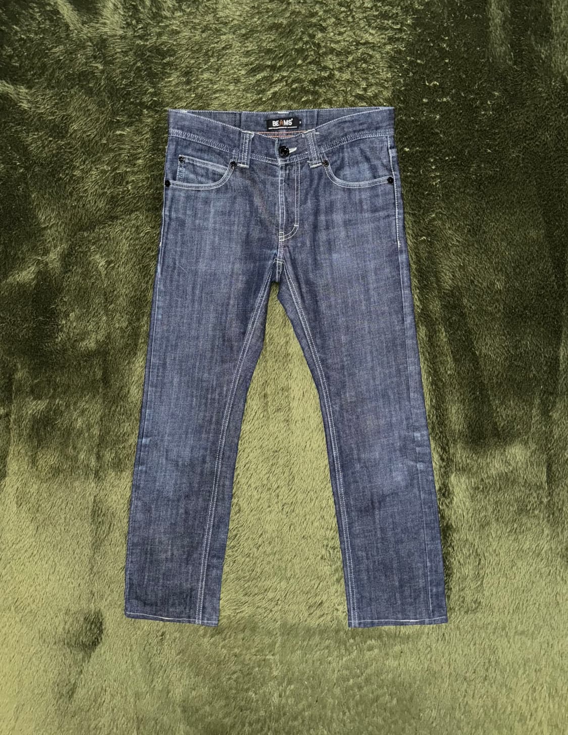 [M] BEAMS JAPAN 빔즈 집포켓 디테일 데님 팬츠 인디고 상품이미지1