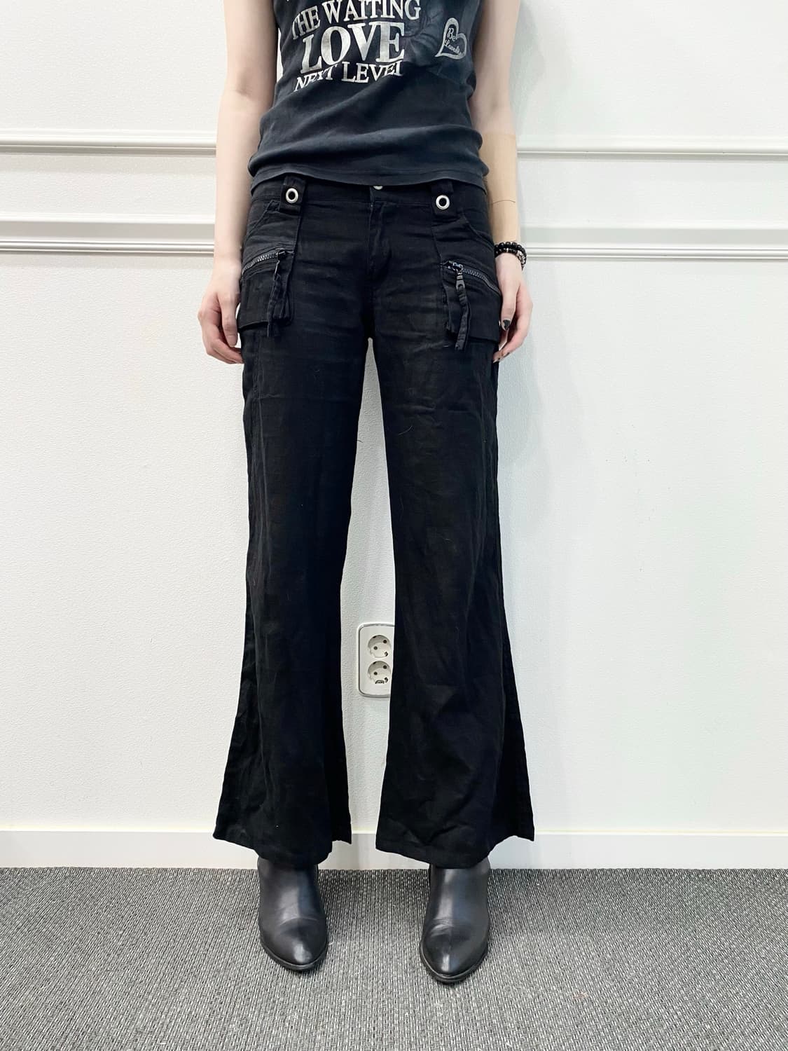 2000s Mood Eyelet Wide Fit Pants 상품이미지6